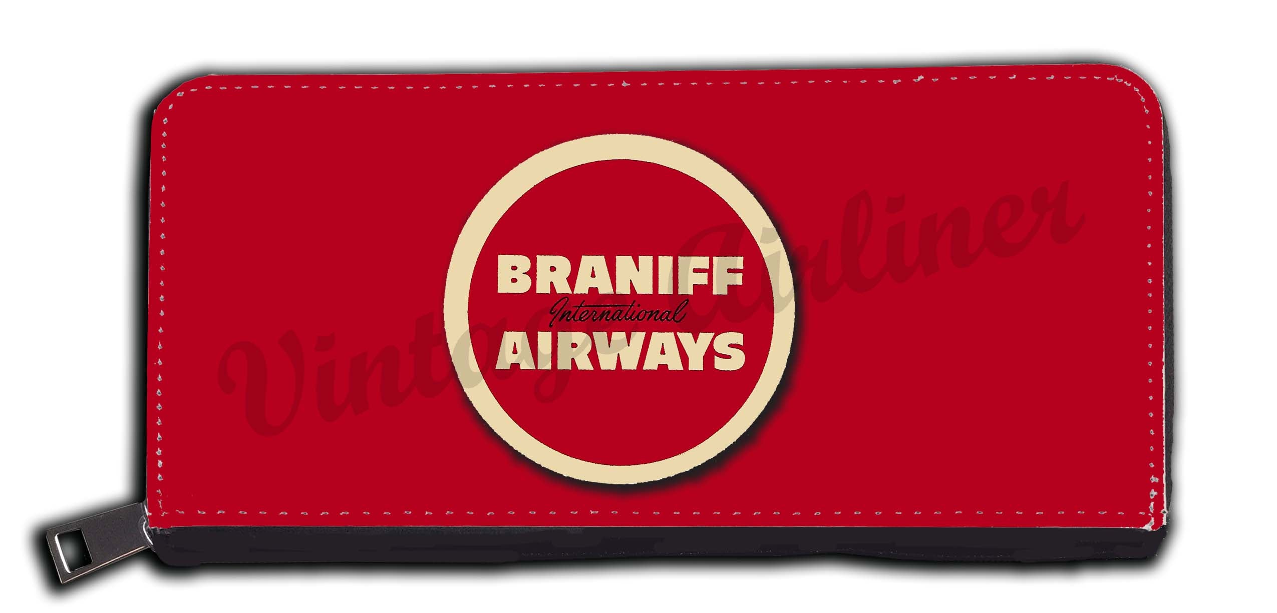 Braniff Airways Red Logo Wallet