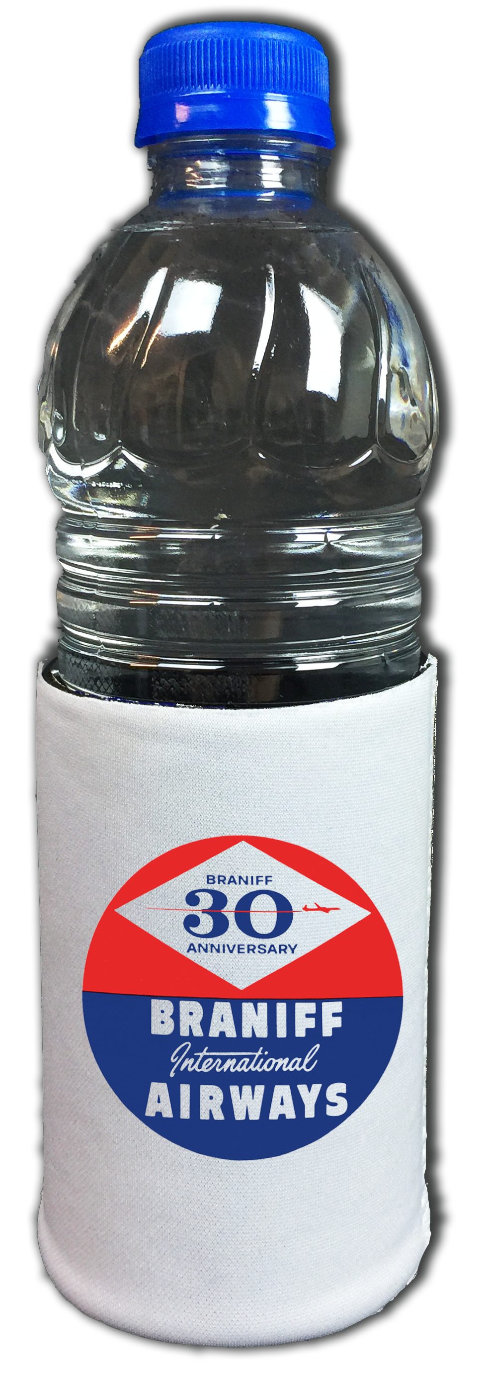 Braniff International Airways 1950's 30th Anniversary Bag Sticker Beverage Wrap
