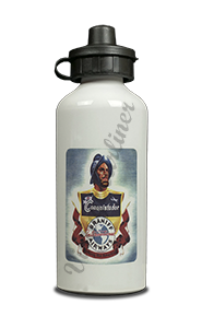 Braniff Airways Conquistador Bag Sticker Aluminum Water Bottle