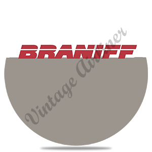Braniff 1980's Logo Round Sandstone Coaster