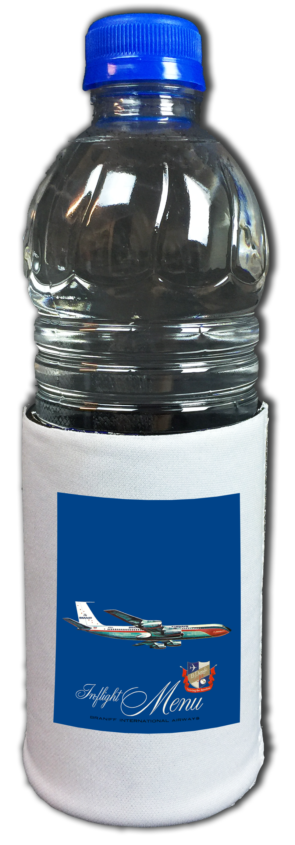 Braniff International El Dorado Super Jets Beverage Wrap