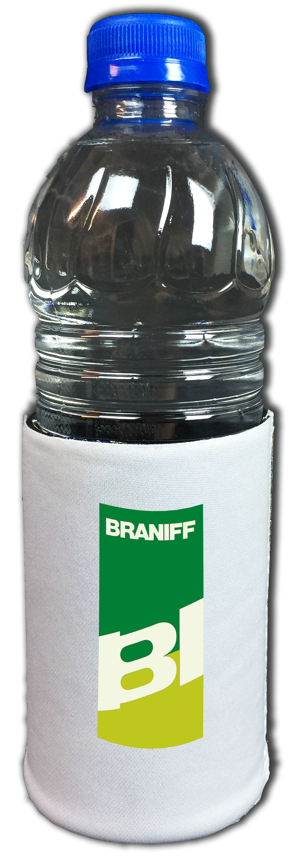 Braniff International 1970's Green Logo Beverage Wrap