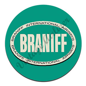Braniff International Airways Round Mousepad