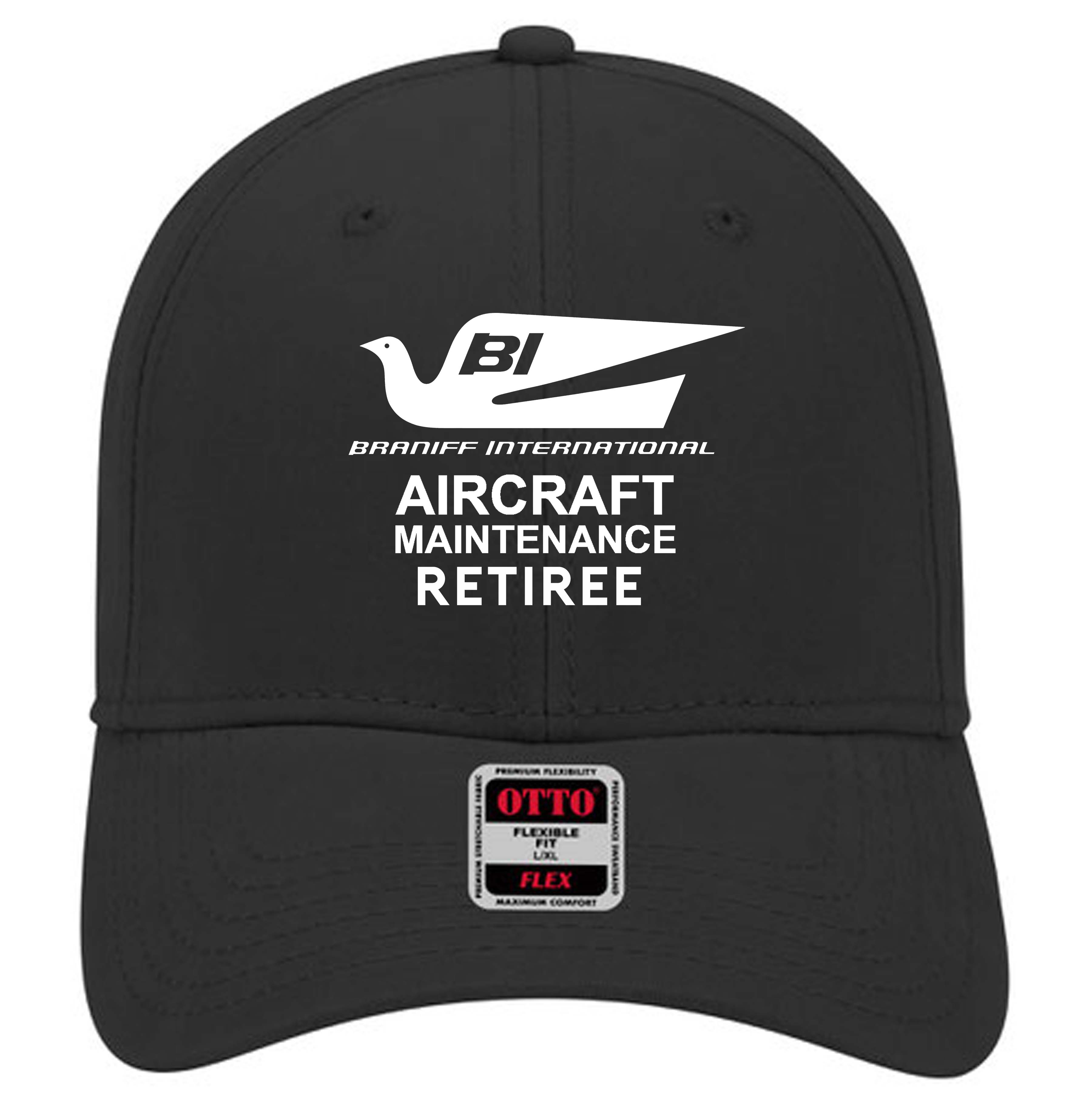 RETIREE Braniff Aircraft Maintenance Flex Cap