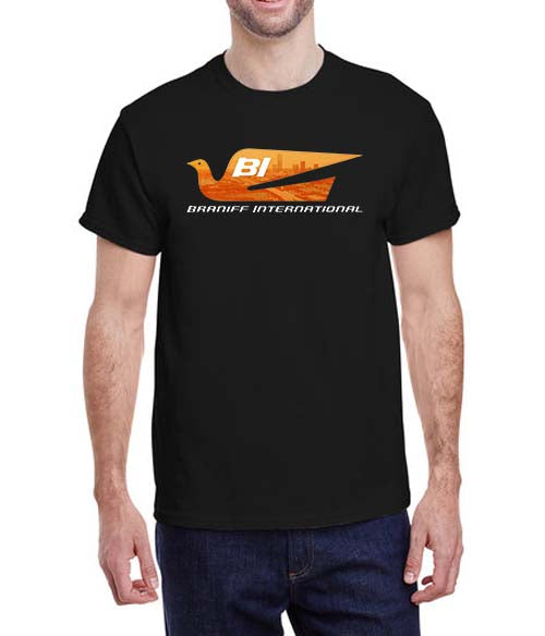Braniff Airways Orgin City View T-Shirt