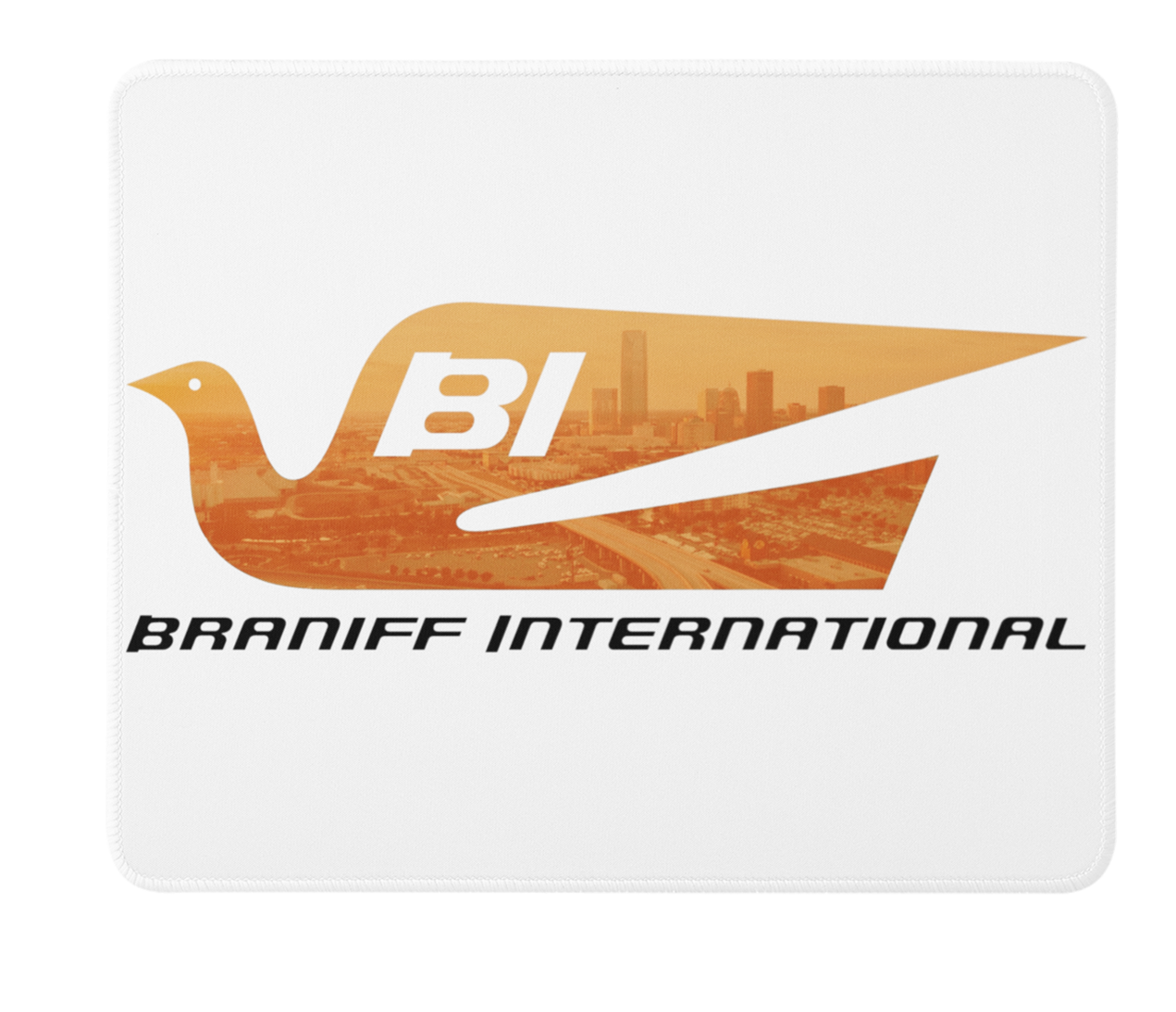 Braniff International Orgin City View Mousepad