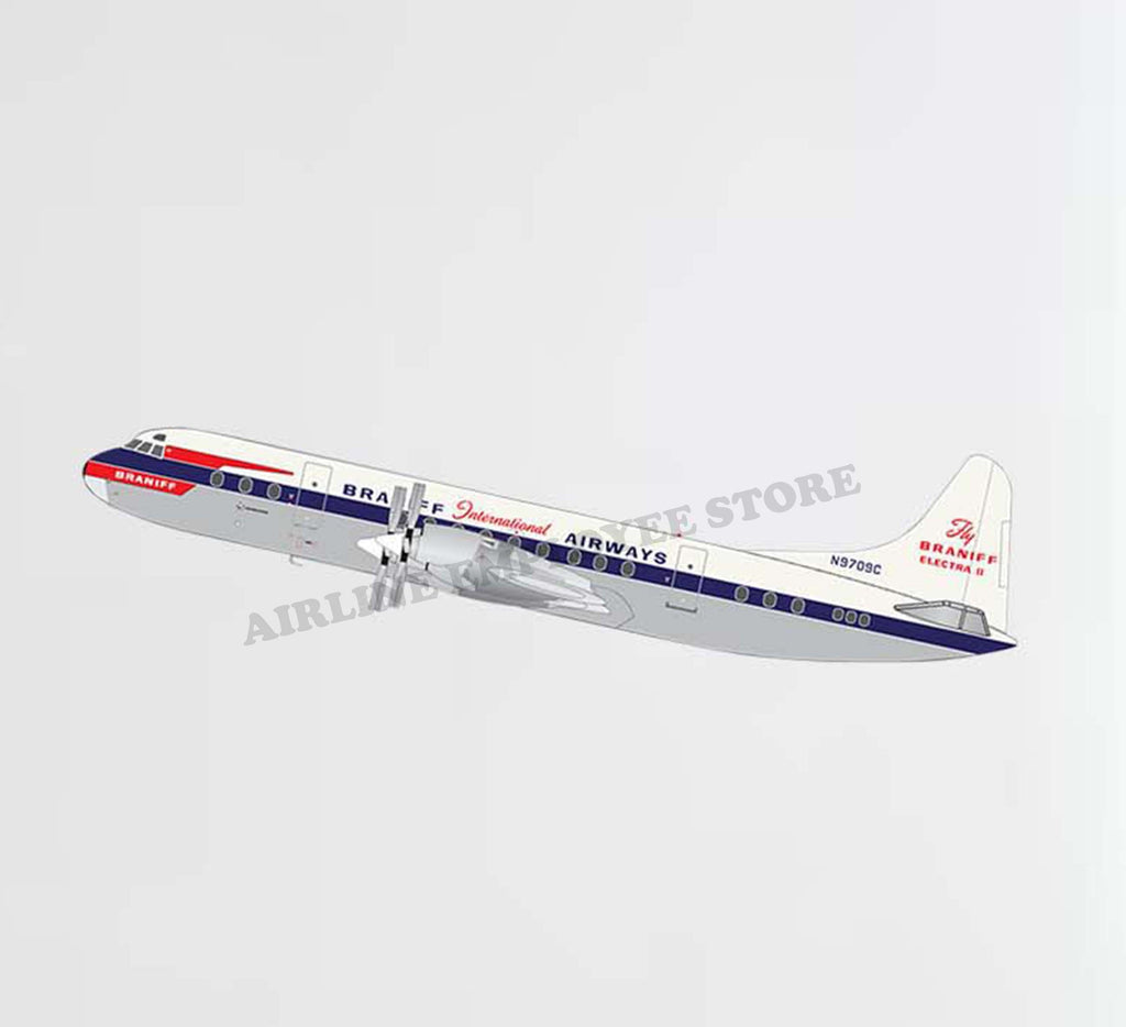 Braniff El Darado Livery Decal Stickers