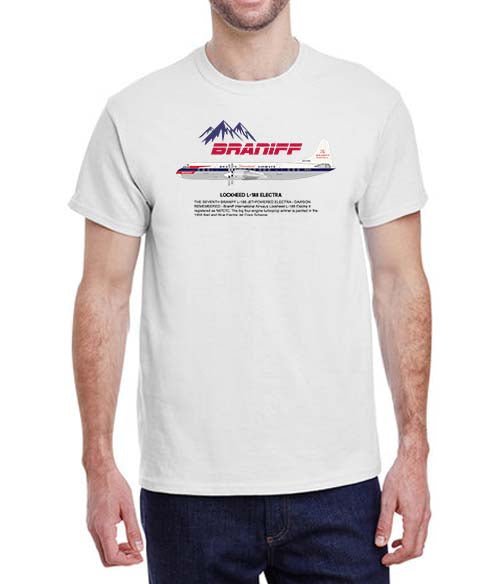 Braniff Airlines - Lockheed L-188 Electra - Historical T-Shirt