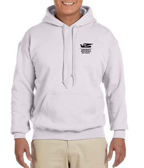 RETIREE Braniff Aircraft Maintenance Unisex Hooded Sweatshirt Embroidered