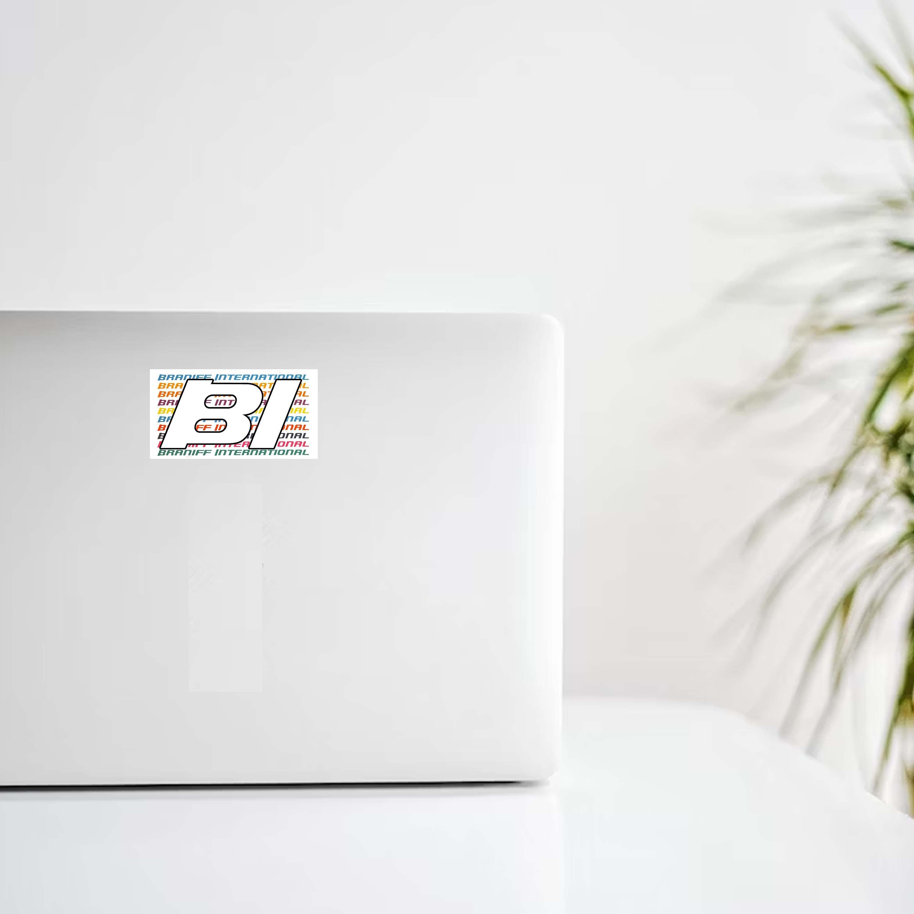 Braniff Rainbow Logo Decal Stickers