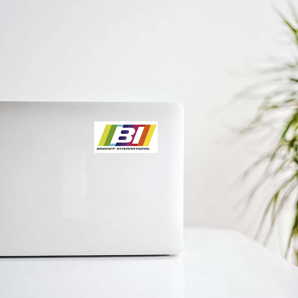 Braniff Colors Logo Decal Stickers