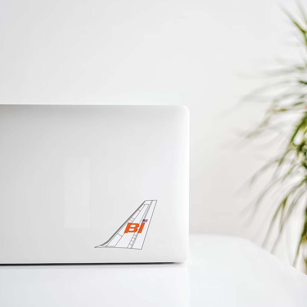 Braniff Airlines Tail Decal Stickers