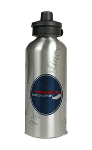 British Airways Logo Aluminum Water Bottle