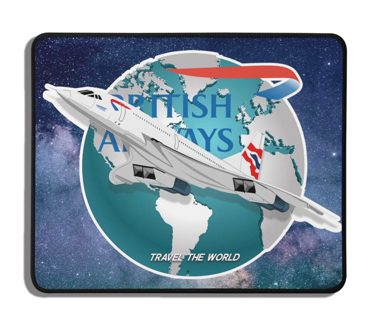 British Airways Globe Mousepad