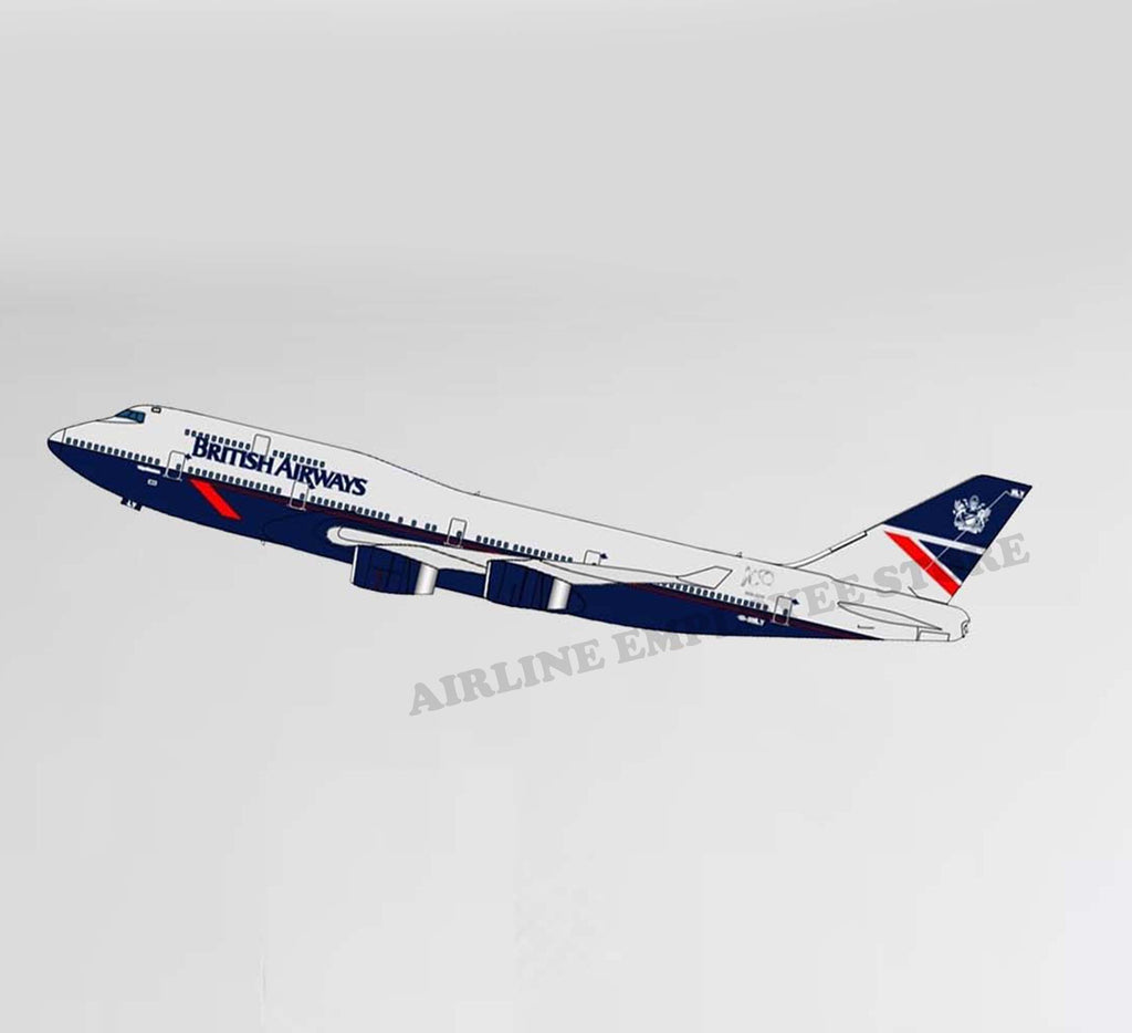 British Airways Landor Decal Stickers