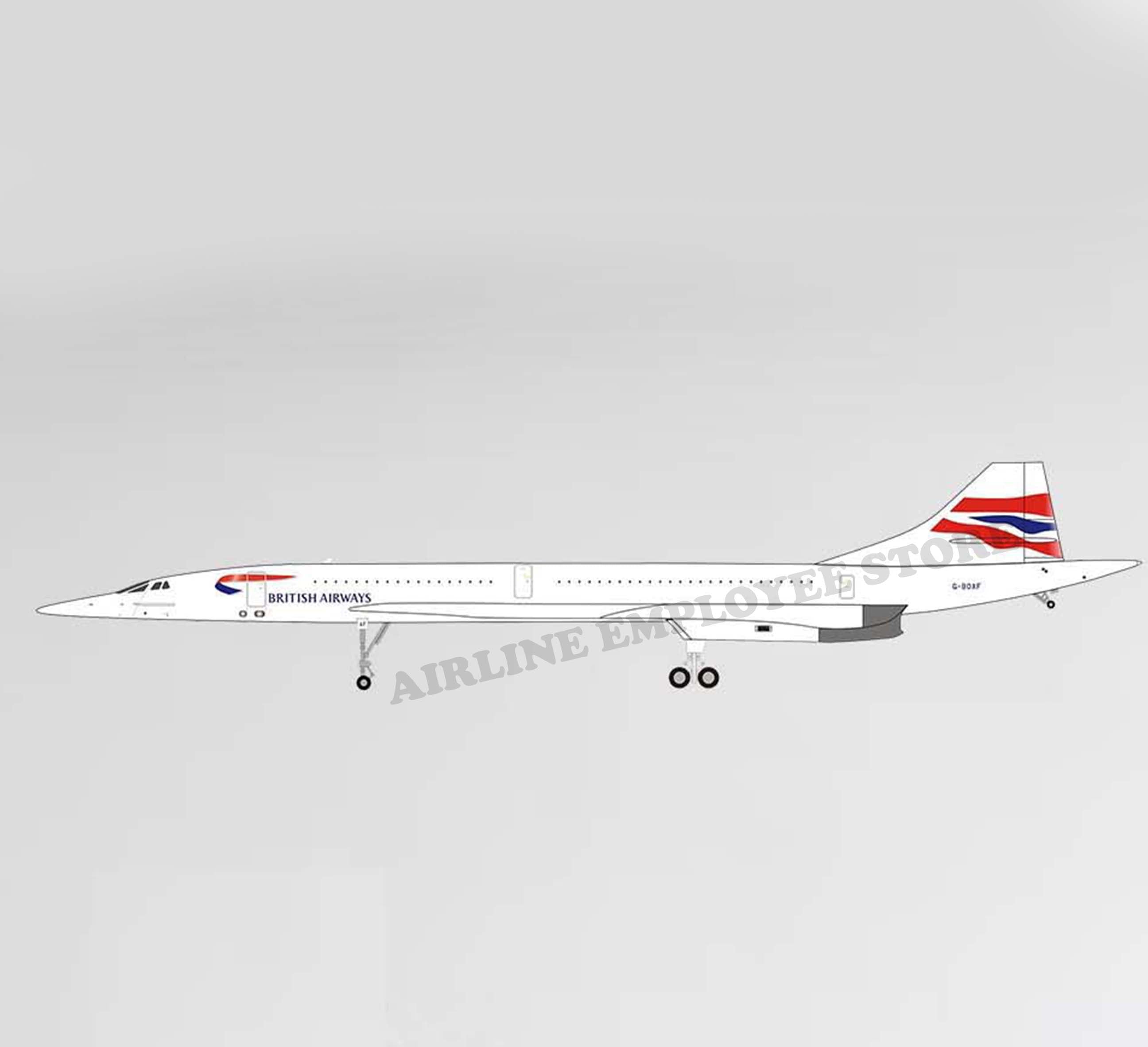British Airways Union Flag Decal Stickers