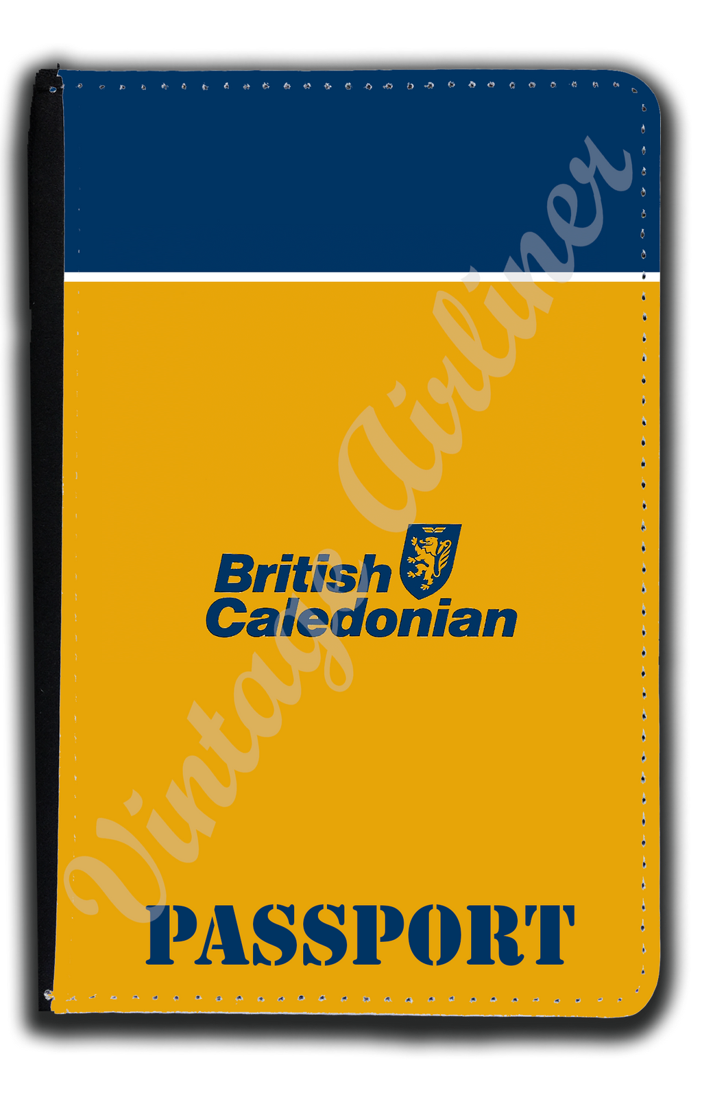 British Caledonian Logo Passport Case
