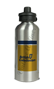 British Caledonian Logo Aluminum Water Bottle