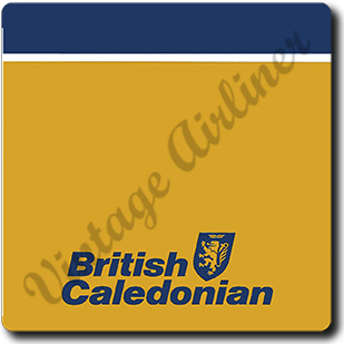 British Caledonian Logo Square Sandstone Coaster