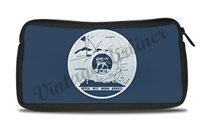 BWIA British West Indies Airways Vintage Bag Sticker Travel Pouch