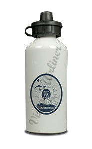 British West Indies Airways BWIA Vintage Bag Sticker Aluminum Water Bottle