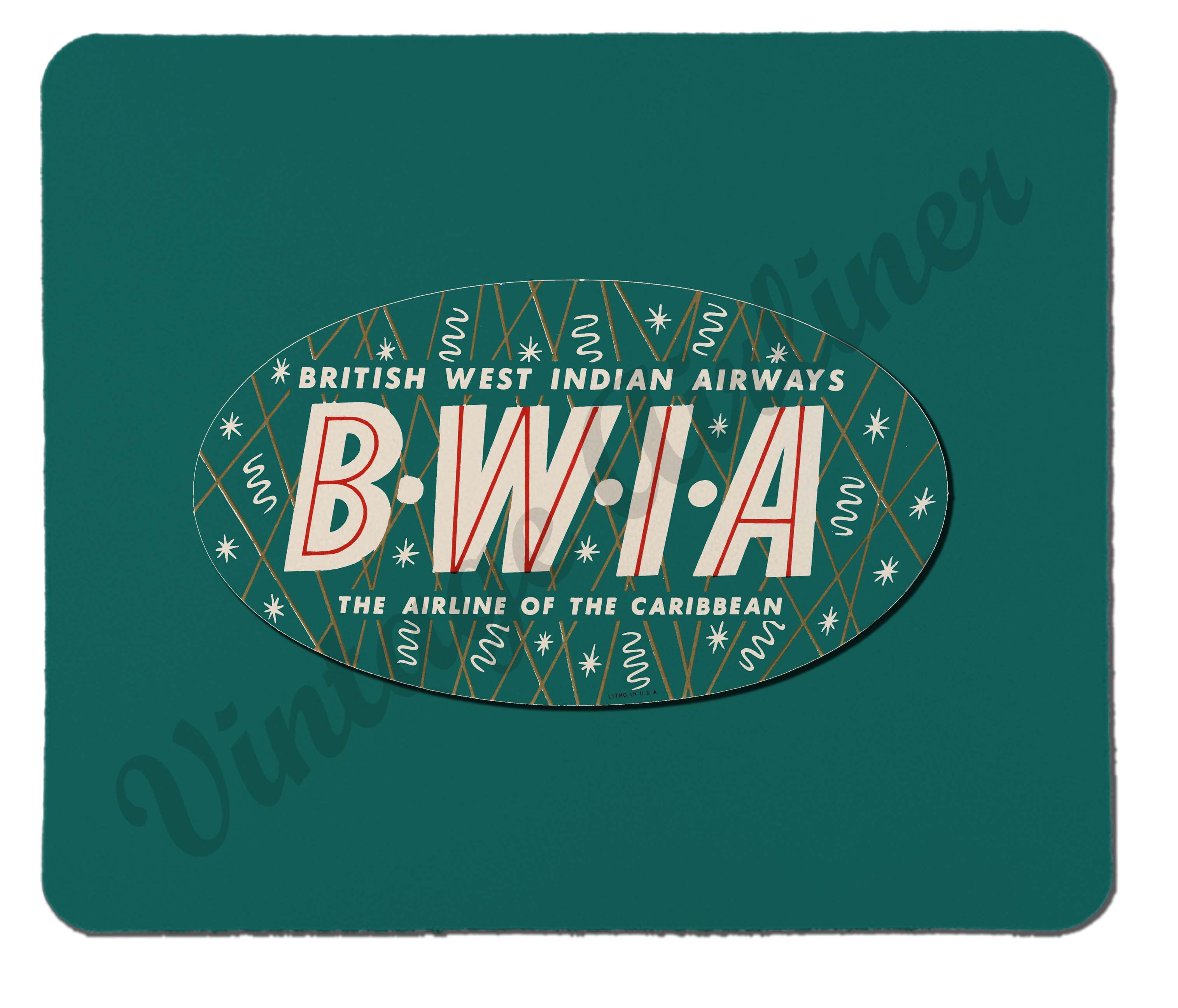 BWIA Vintage Mousepad