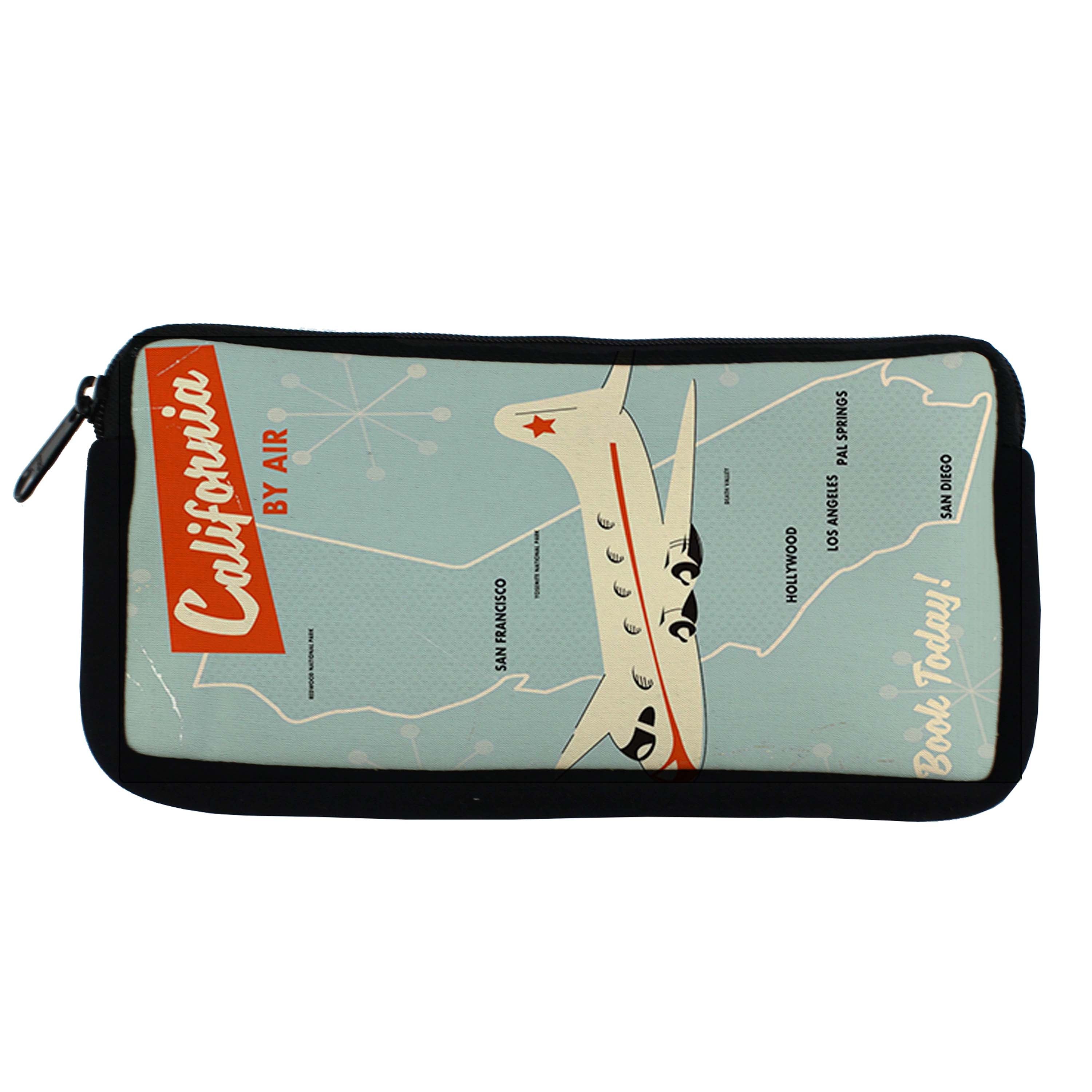 California By Air Travel Pouch