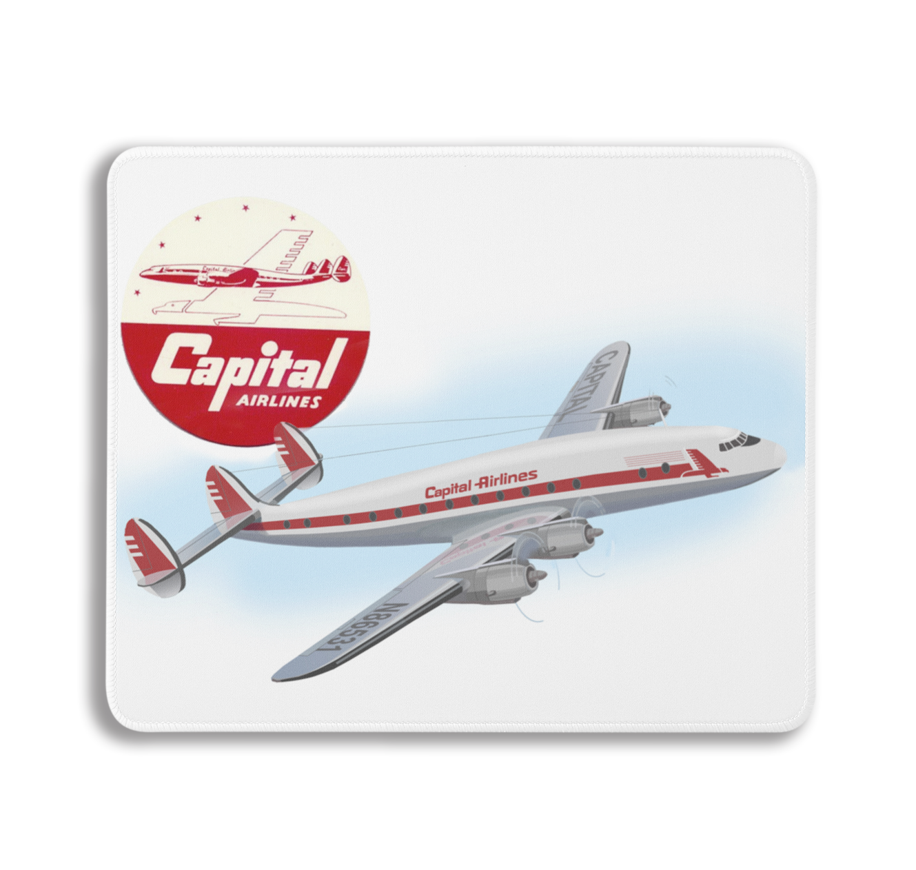 Capital Airlines Constellation Mousepad