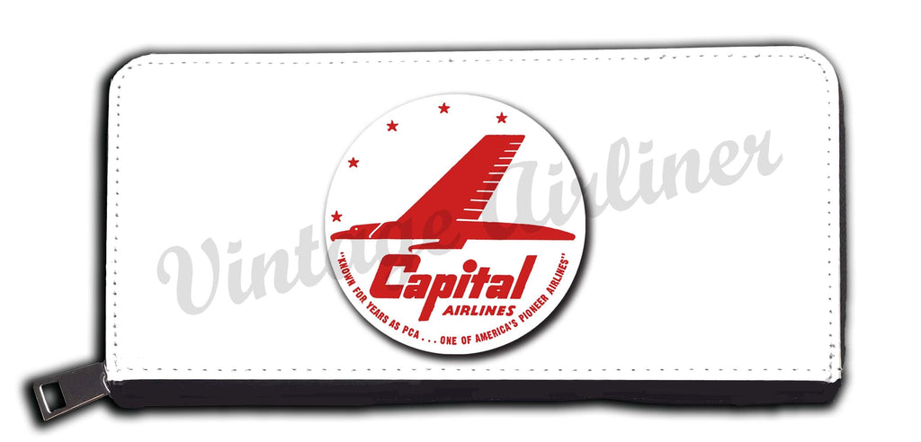 Capital Airlines Red Logo Wallet
