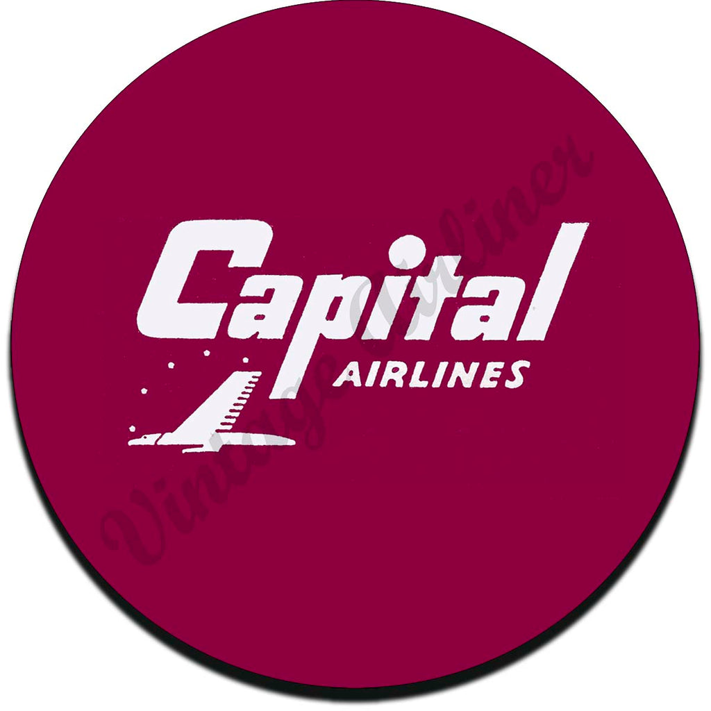 Capital Airlines Sandstone Coaster