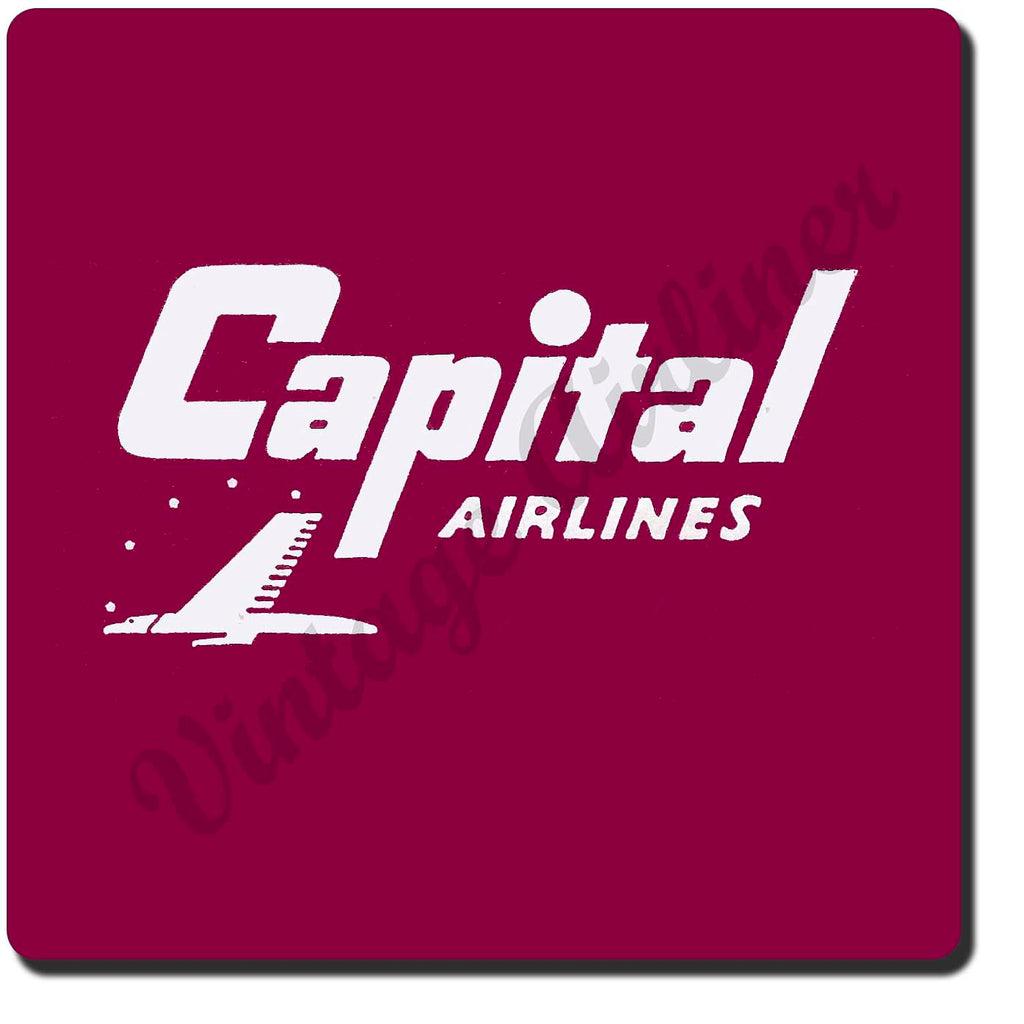 Capital Airlines Sandstone Coaster