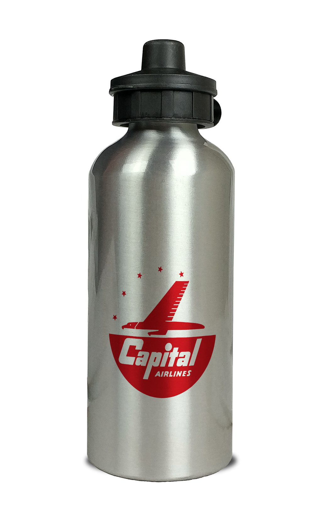 Capital Airlines Logo Aluminum Water Bottle
