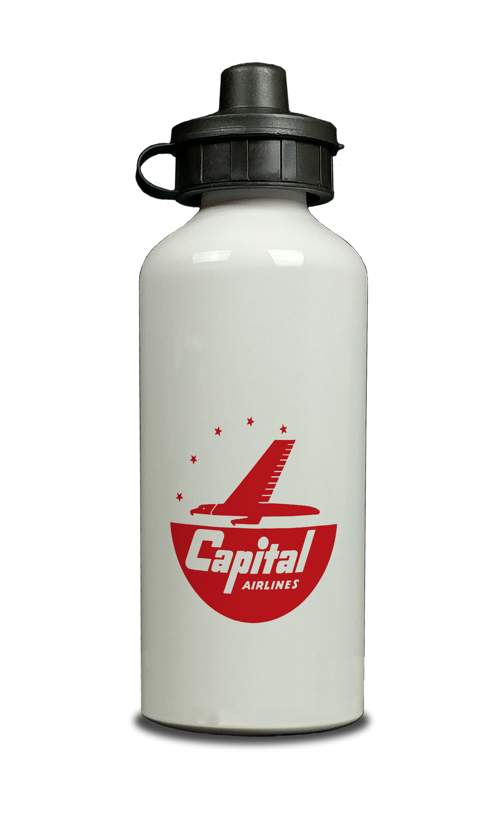 Capital Airlines Logo Aluminum Water Bottle