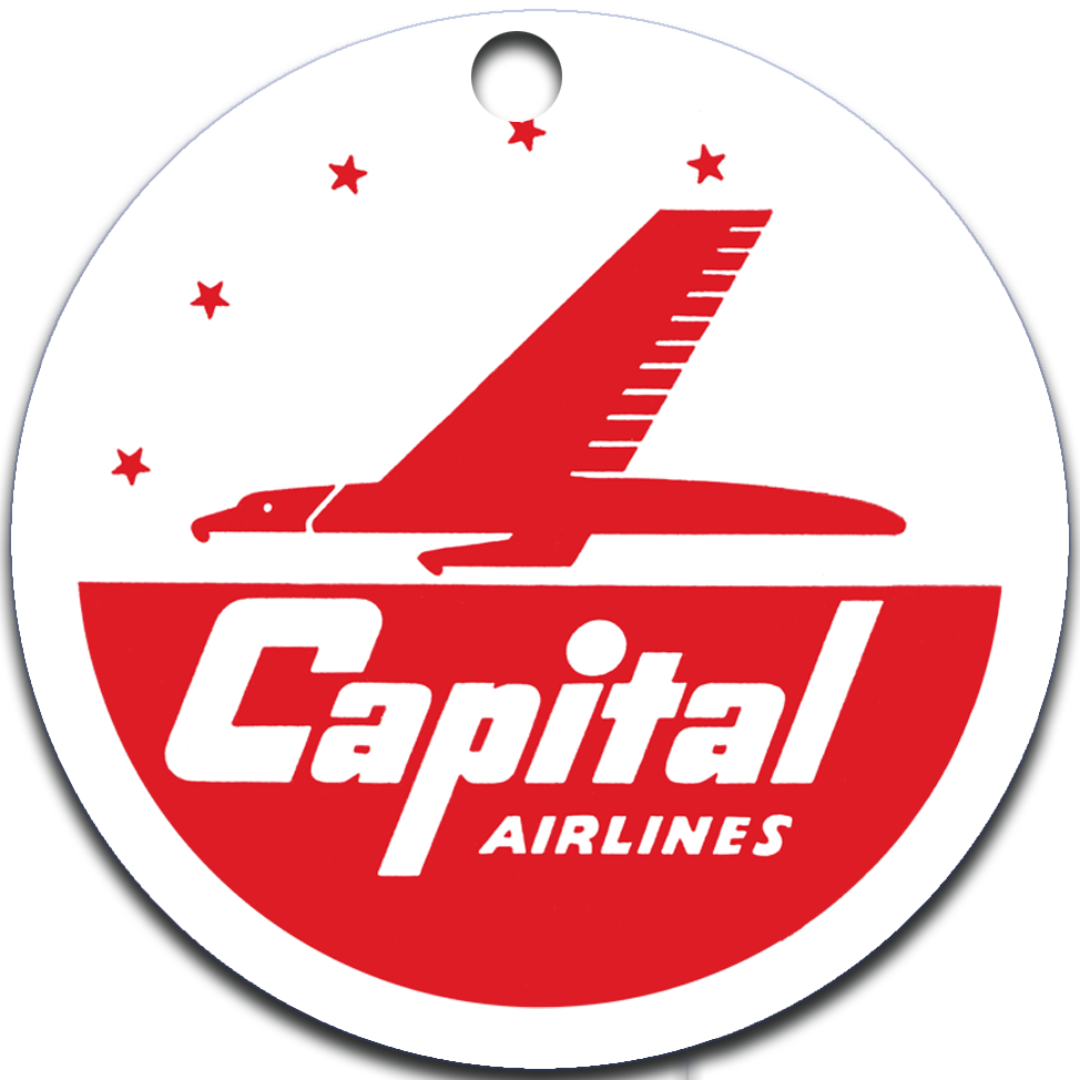 Capital Airlines Logo Ornaments