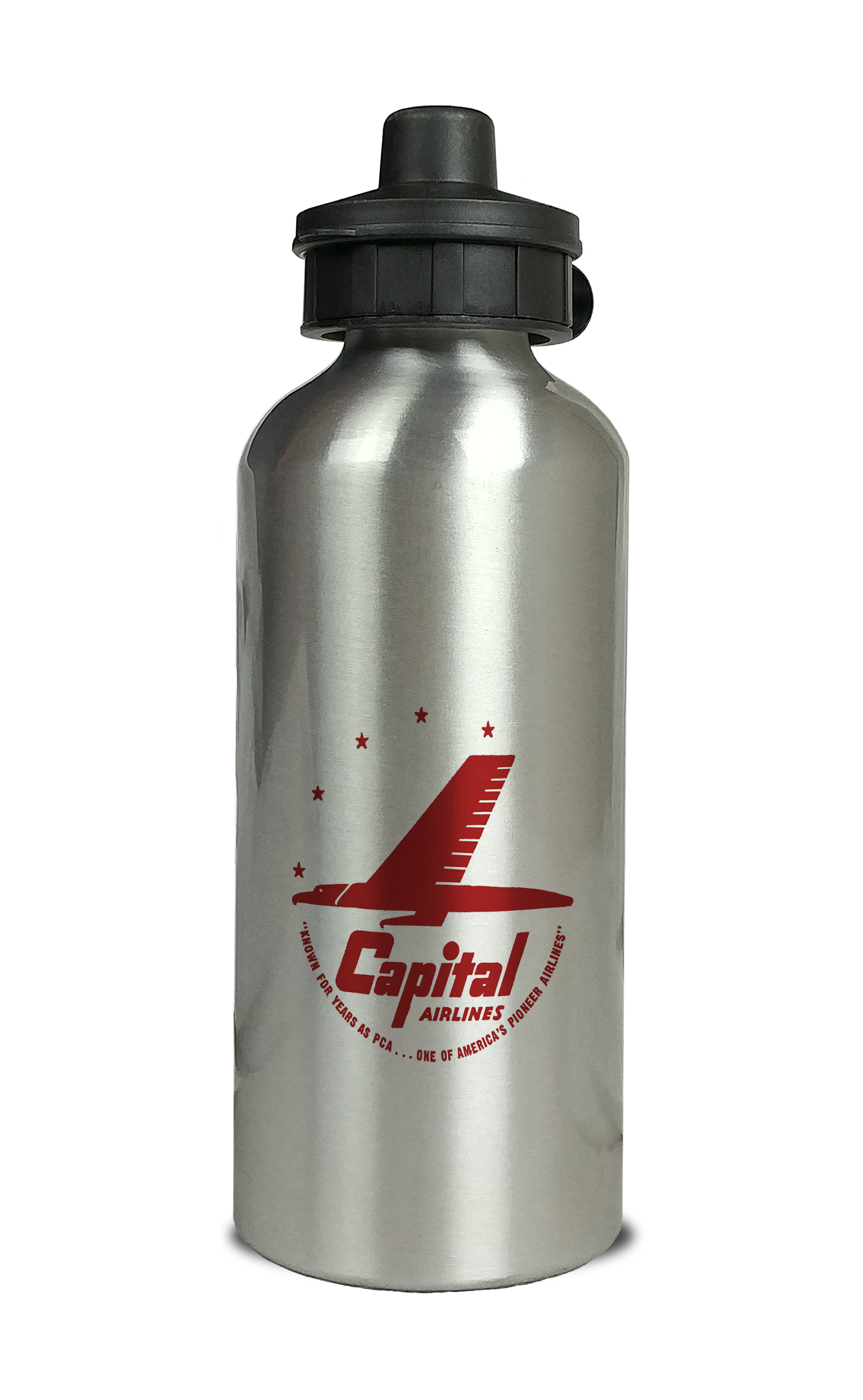 Capital Airlines Aluminum Water Bottle