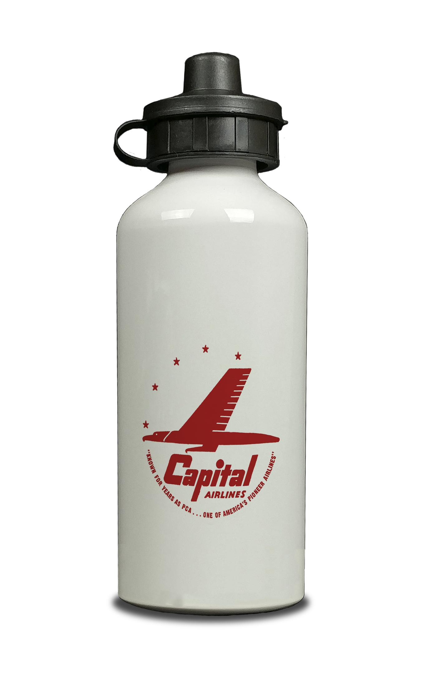 Capital Airlines Aluminum Water Bottle
