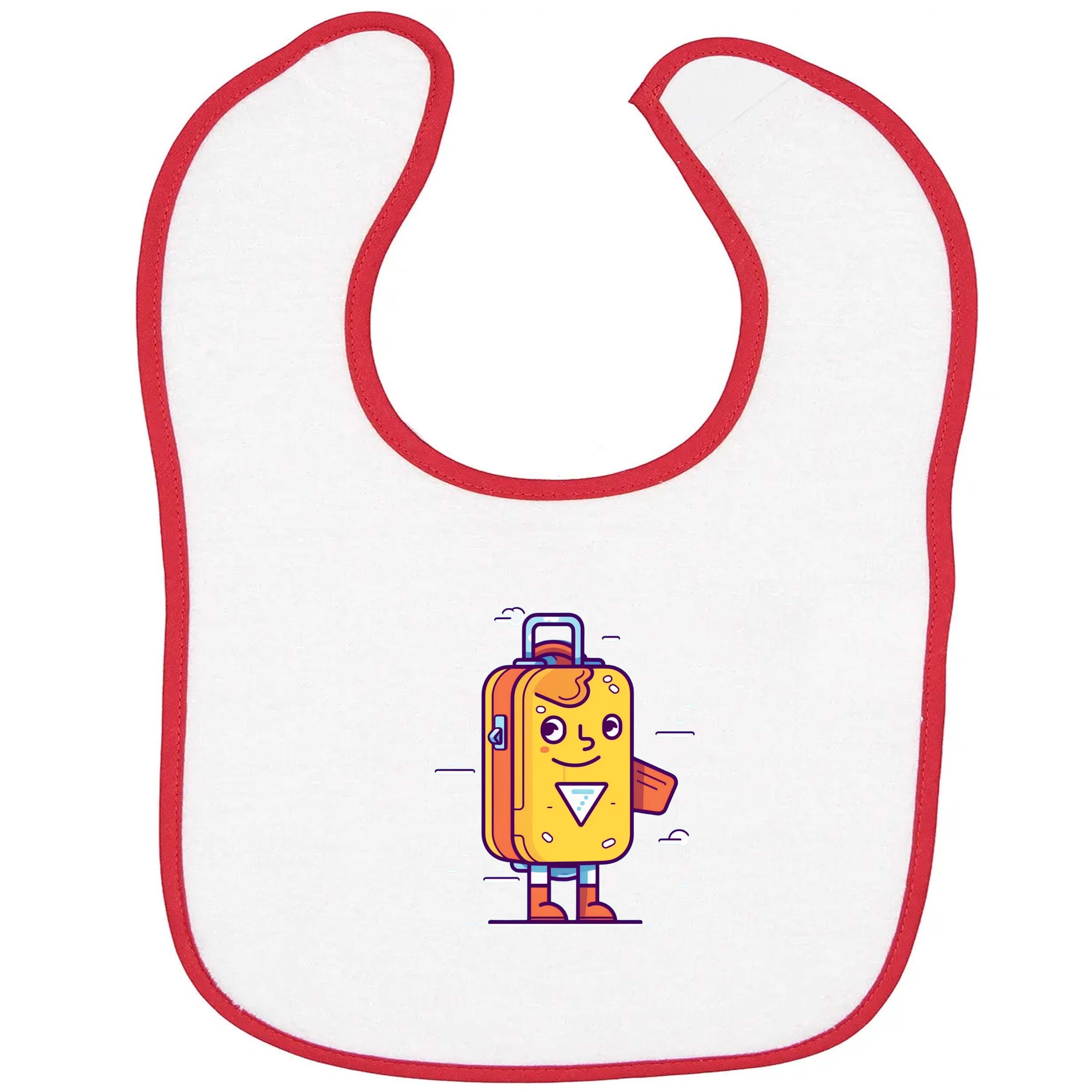 Luggage Cartoon Baby Bib