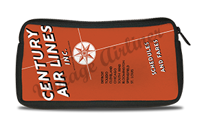 Century Airlines Logo Travel Pouch