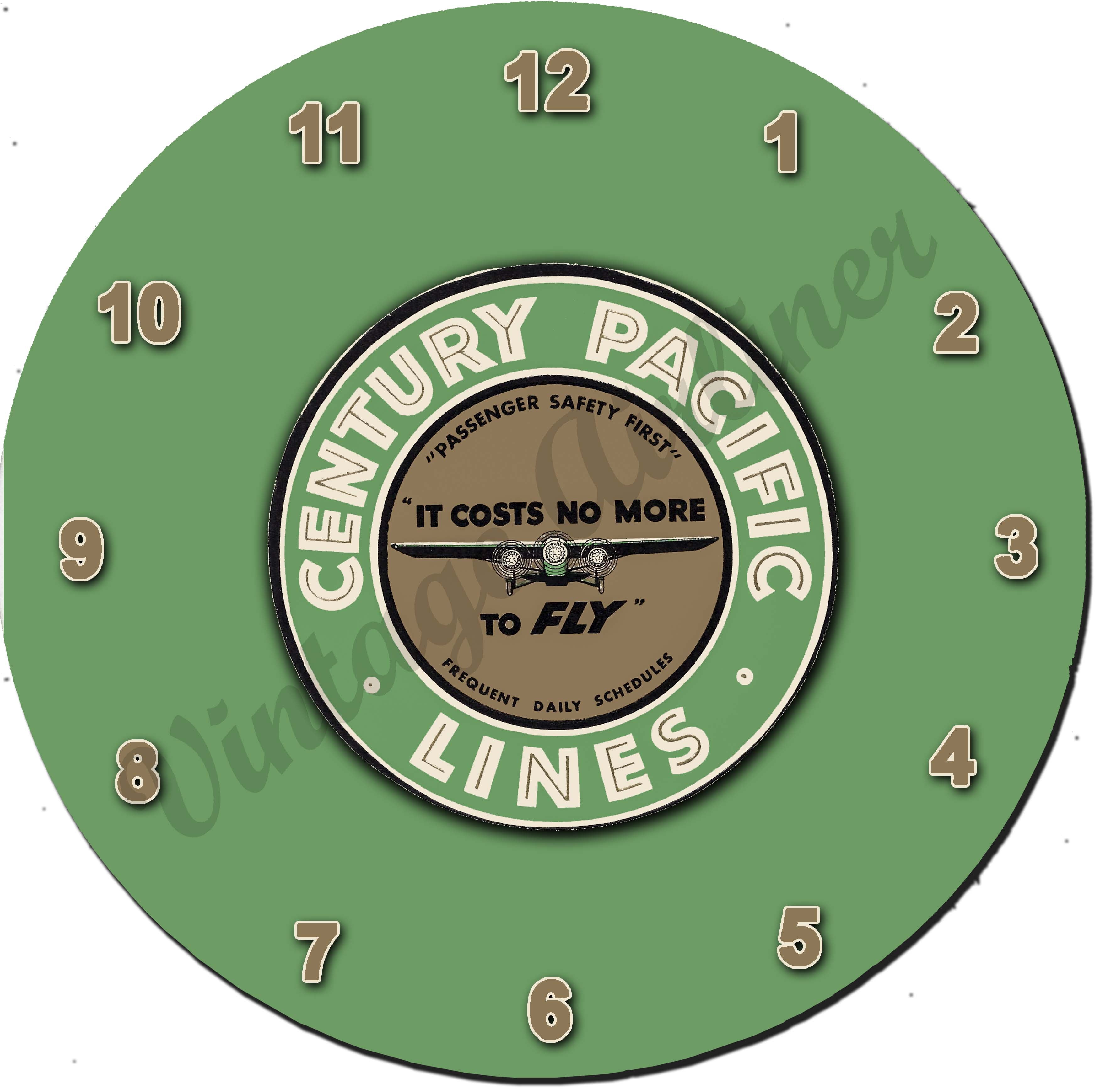 Century Pacific Wall Clock