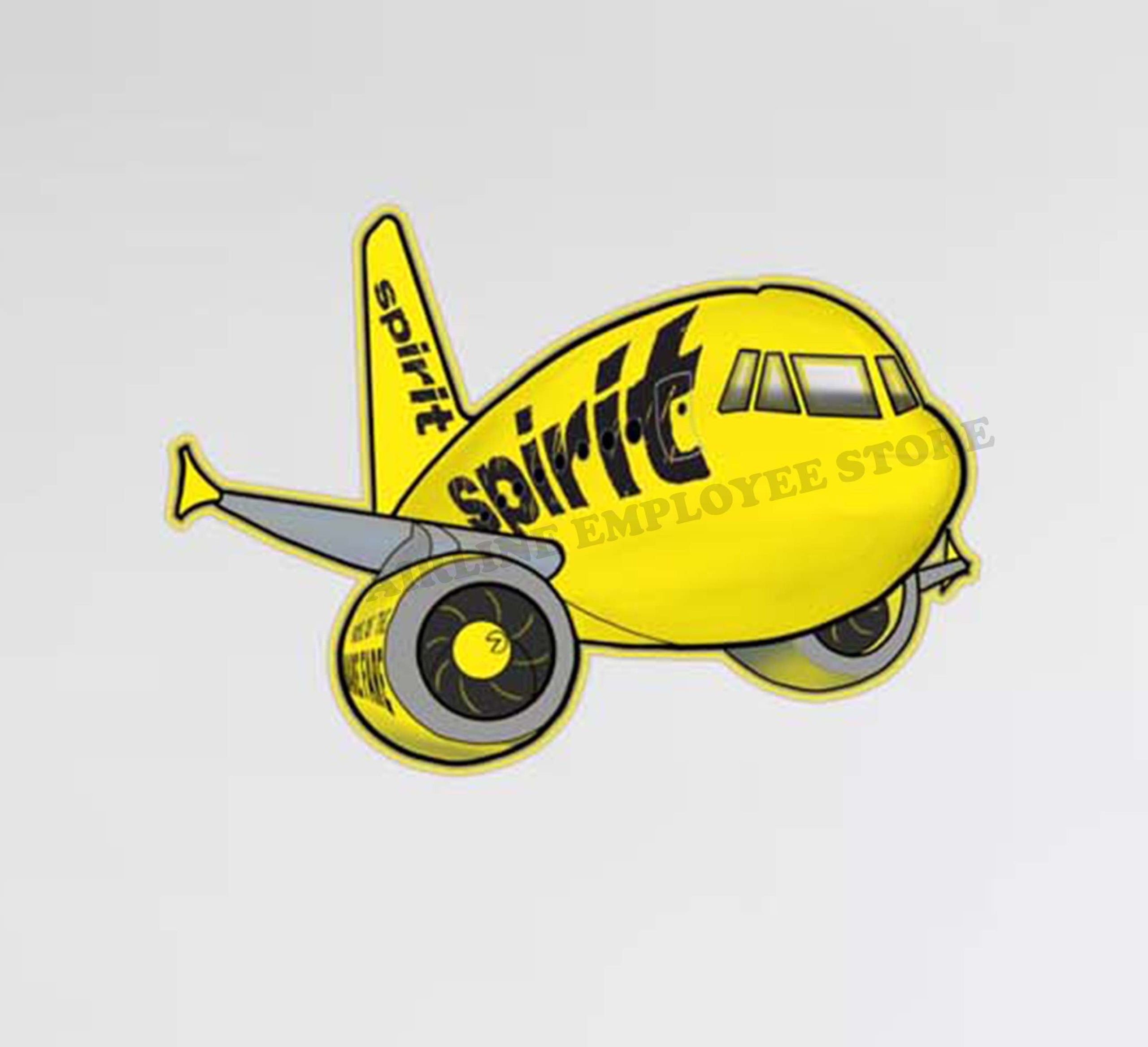 Spirit Airlines Chibi Livery Decal Stickers