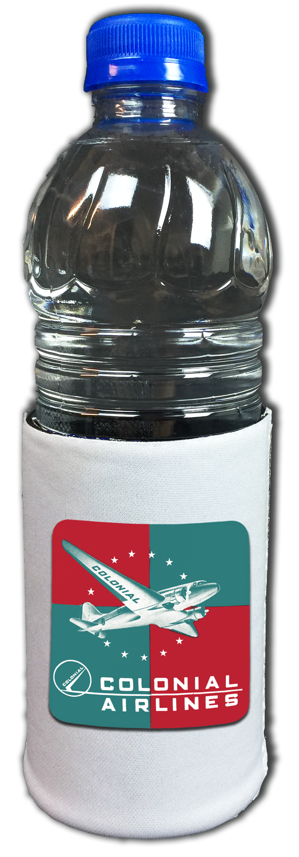 Colonial Airlines Vintage 1940's Beverage Wrap