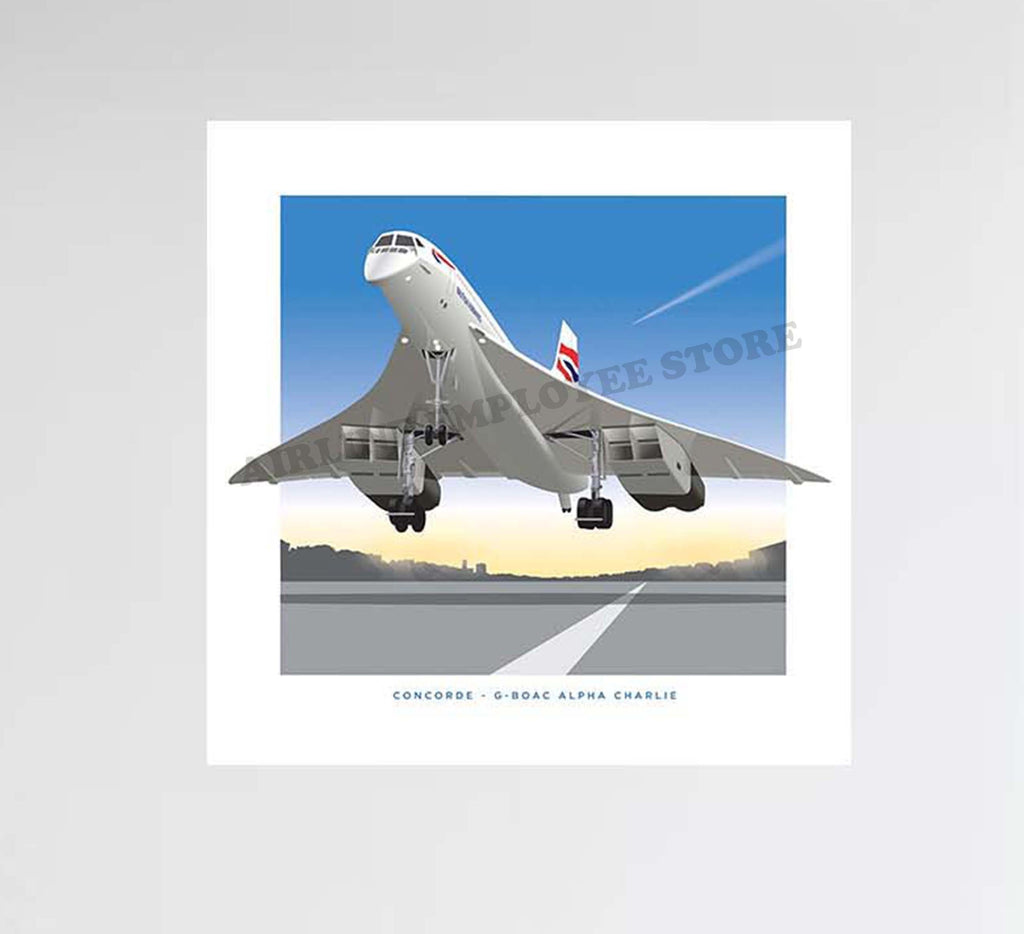 British Airways Concord-G-Boac Alpha Charlie Decal Stickers