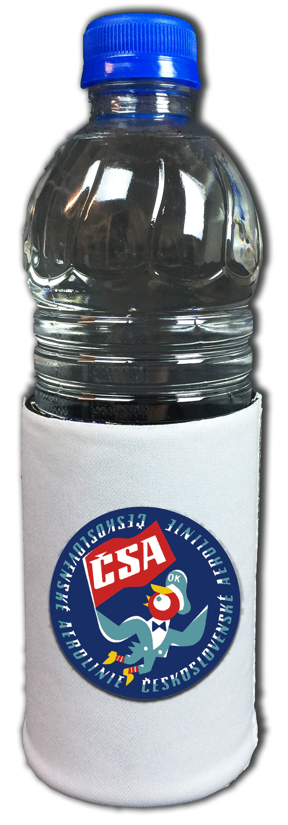 Czech Airlines (CSA) 1960's Vintage Bag Sticker Beverage Wrap