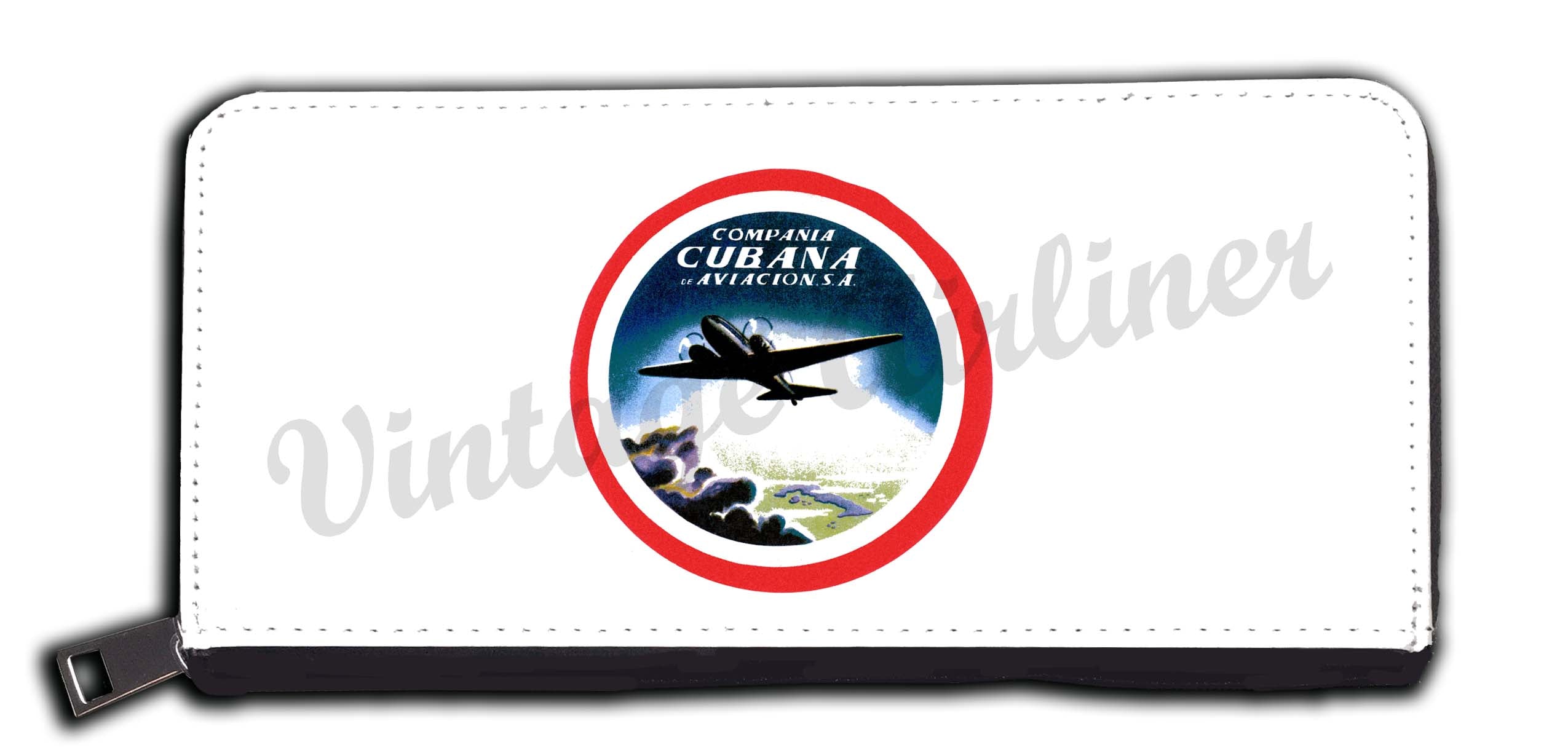 Cubana Airlines1930's Vintage Bag Sticker Wallet