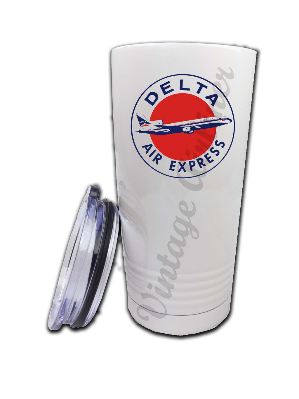 Delta Air Lines Air Express Bag Sticker Tumbler
