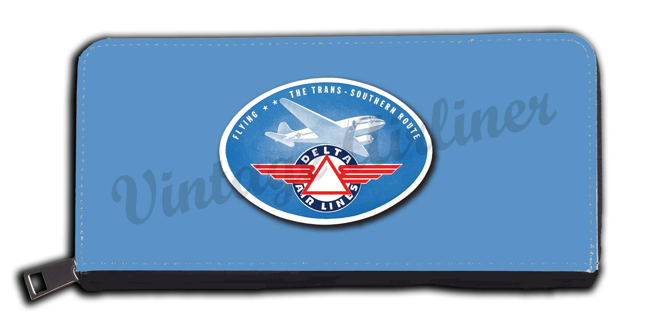 Delta Air Lines Vintage 1930's Bag Sticker Wallet
