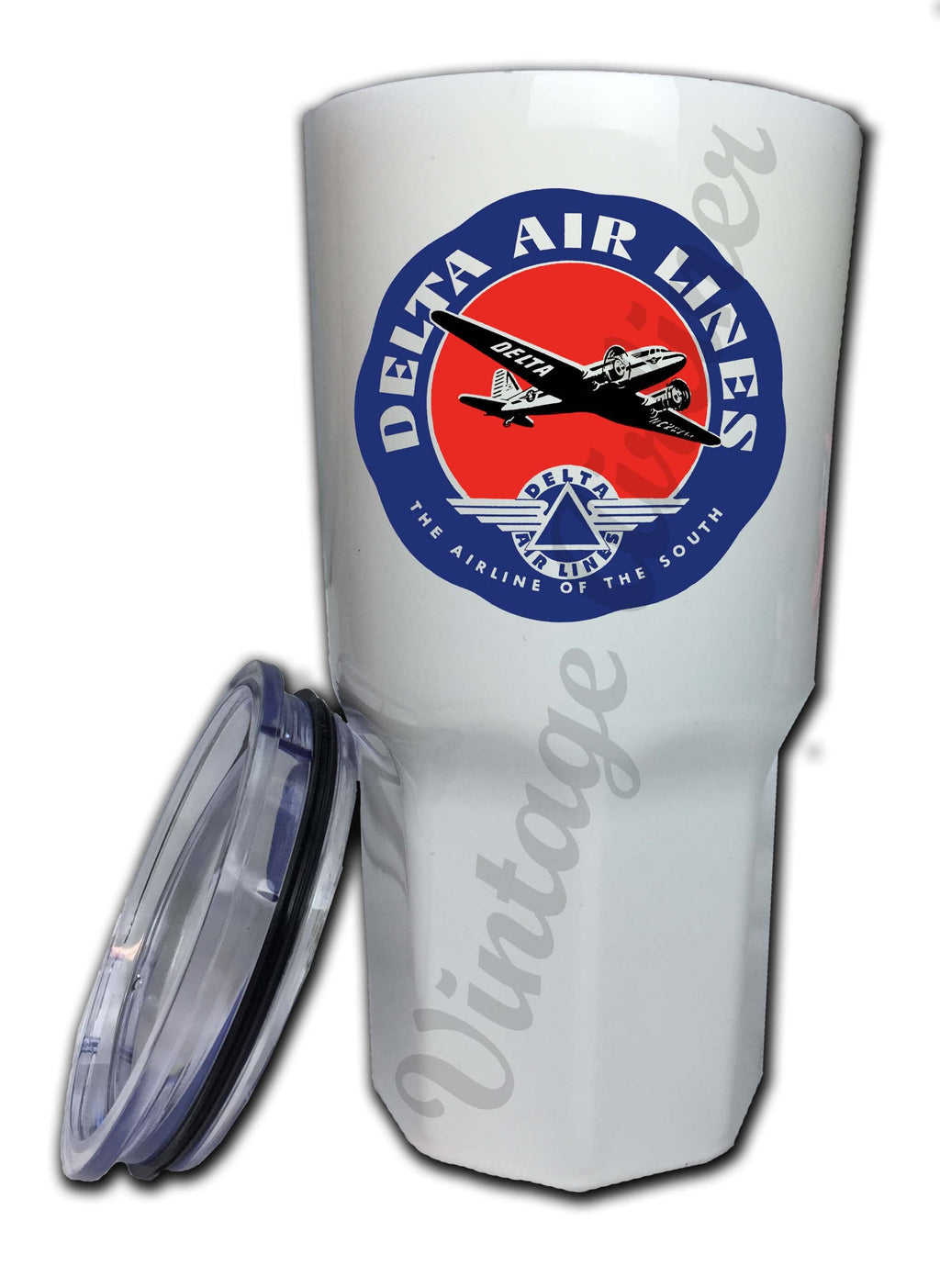 Delta Air Lines Vintage 1940's Airline of the South Tumbler