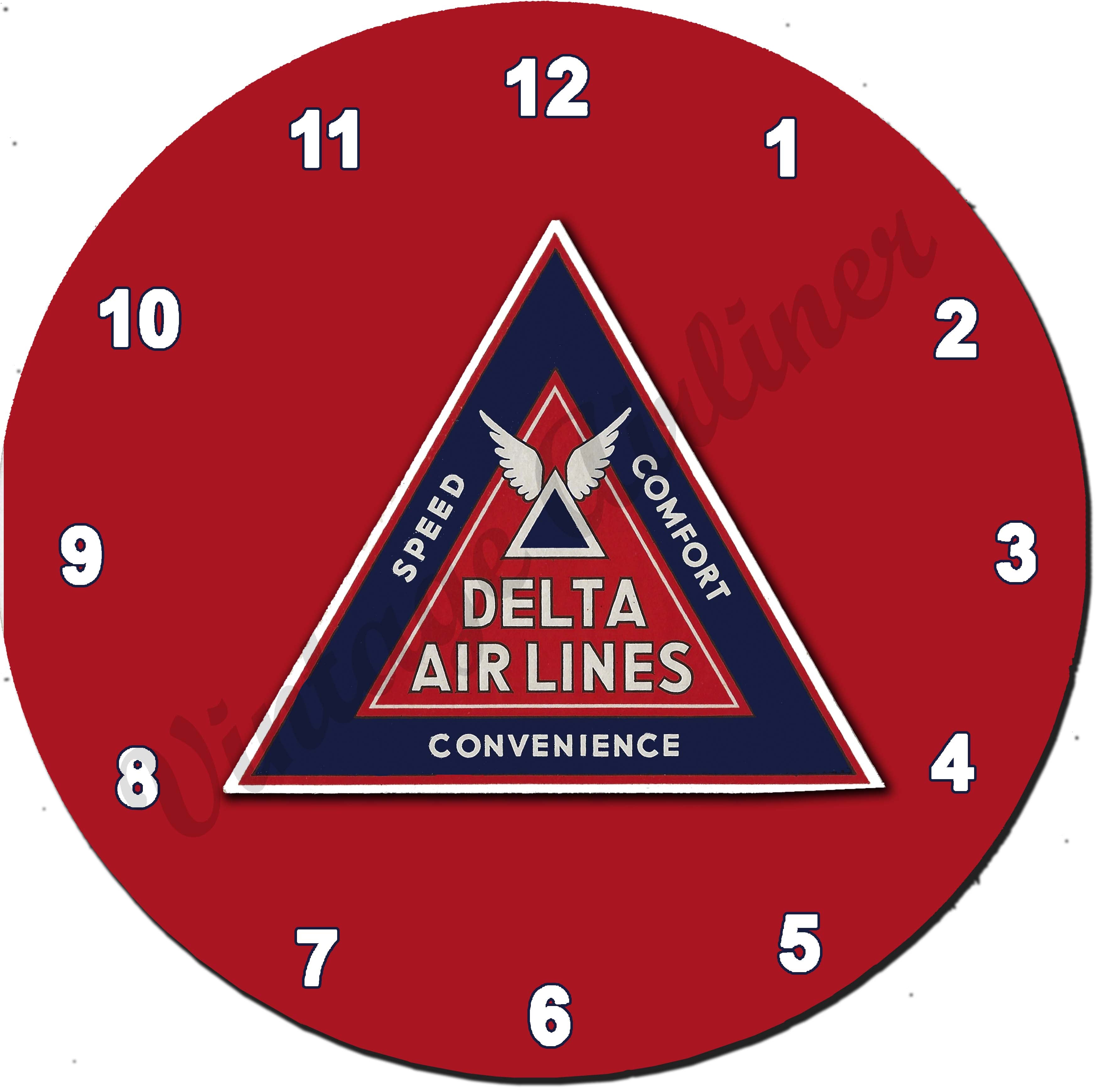 Delta Air Lines Wall Clock