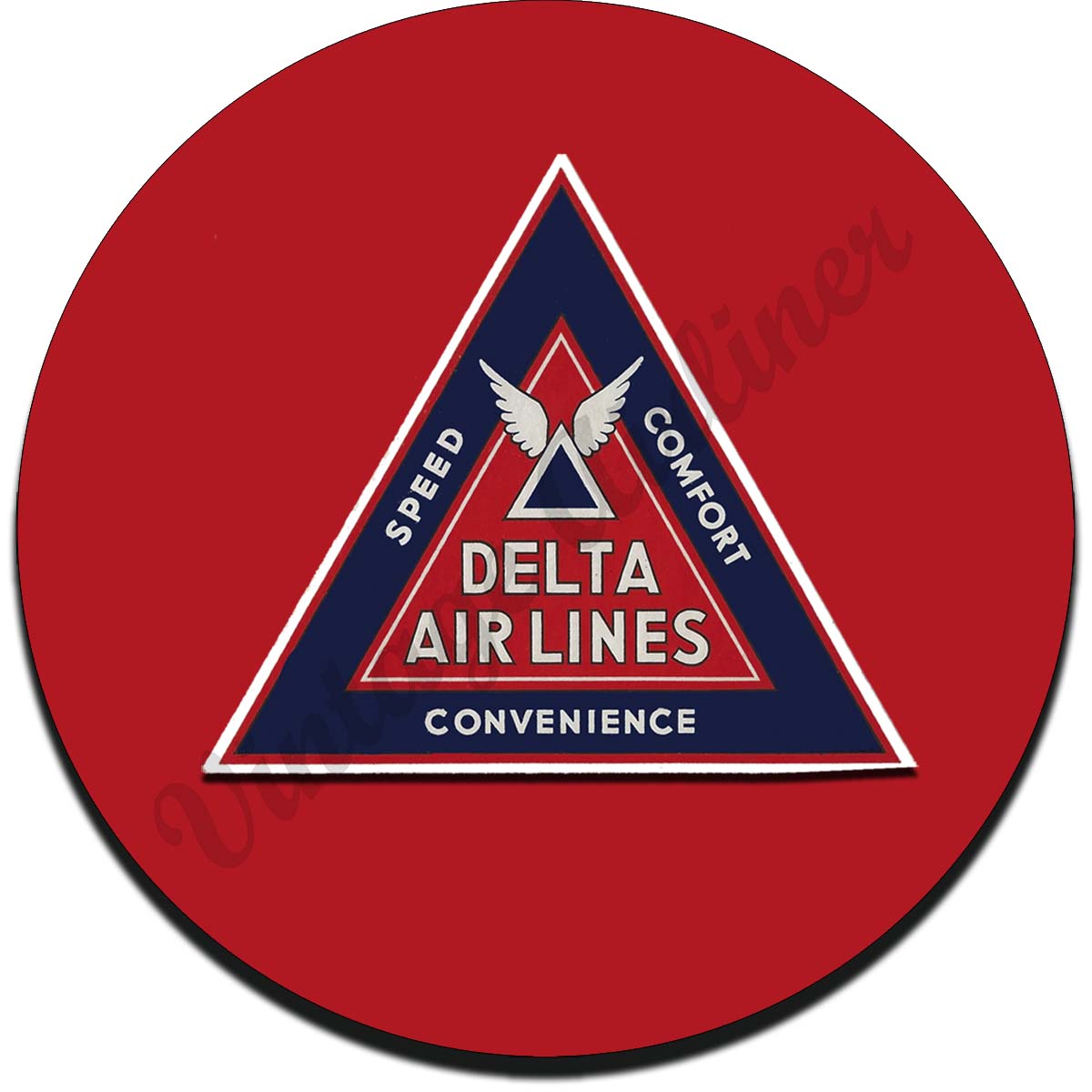 Delta Air Lines Sandstone Coaster