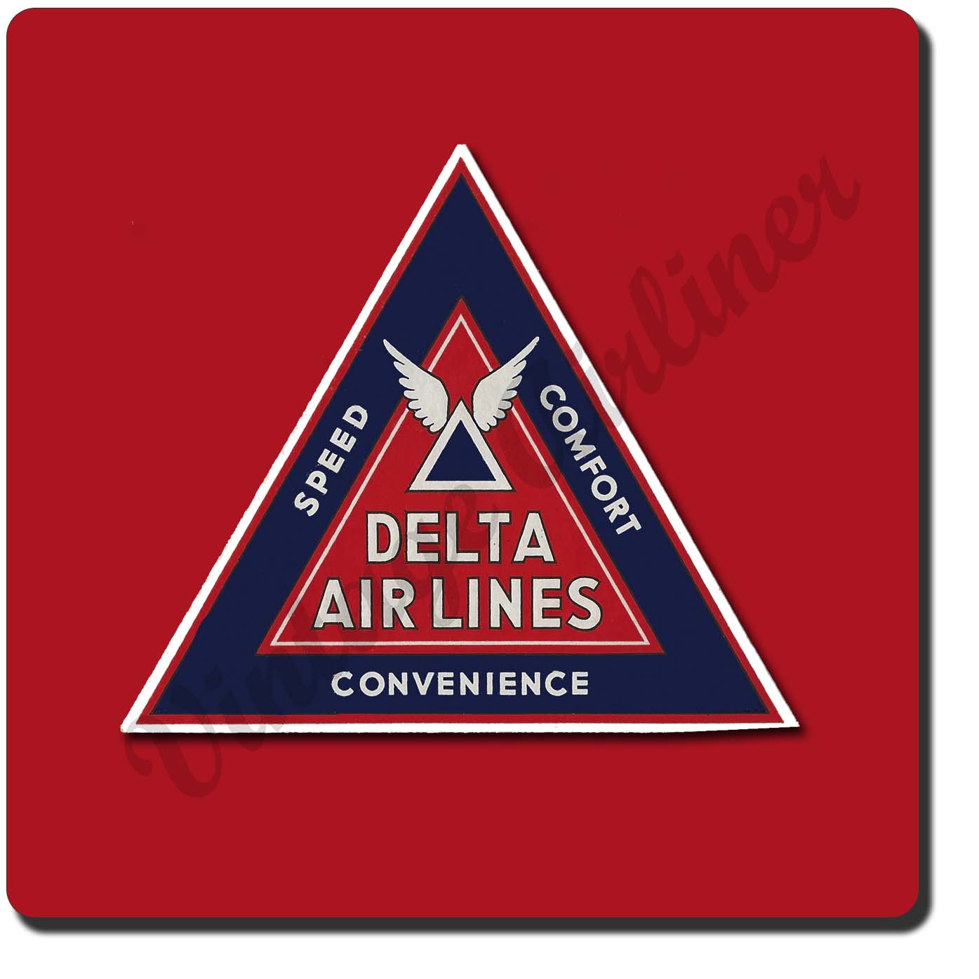 Delta Air Lines Sandstone Coaster
